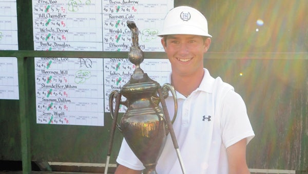 Brooks Rabren won the 52nd annual Bud Burns Dixie Junior Championship earlier this week. Rabren has a busy week with two tournaments, starting Monday. | Daniel Evans/Selma Times-Journal
