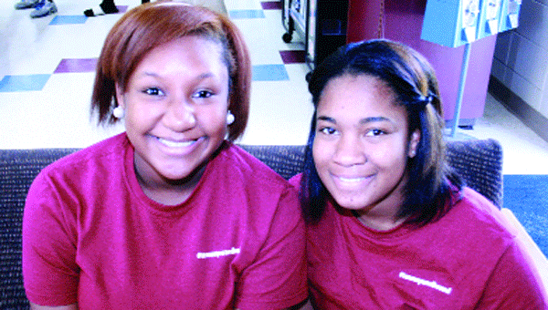 Talia Lewis and Naareh Cook are part of this summer’s on-campus Upward Bound program.  