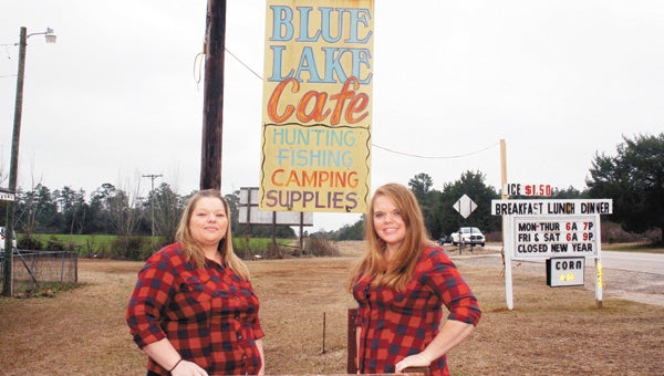 Sisters, and co-owners of the Blue Lake Café, Shelly Orso, left, and Jami Bowden have big plans for their new restaurant. 