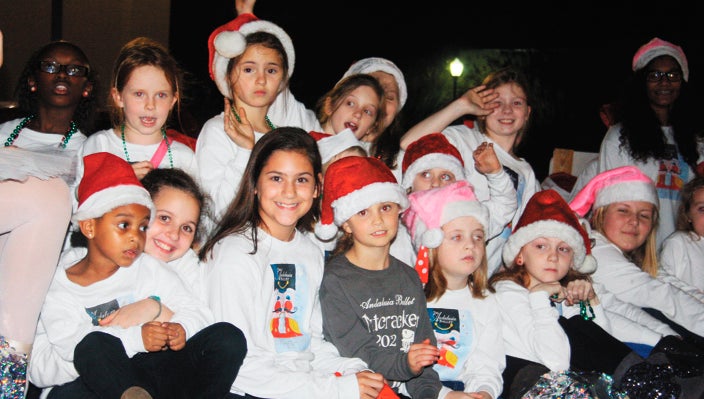Children of all ages took part in Thursday night's Christmas parade.