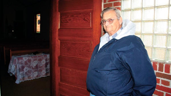 Earl Beck opened the doors to Andalusia’s First Congregational Church to offer warm housing for those in need of shelter during this week’s below freezing temperatures.