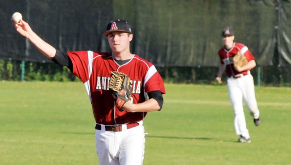 Andalusia's Jud Rogers had one hit in game one Friday night. | Andrew Garner/Star-News