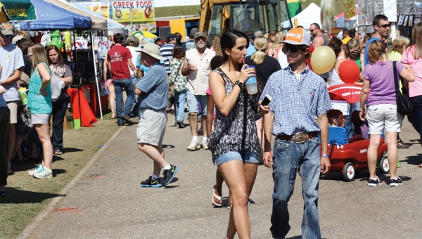 Approximately 8,500 people visited Opp this weekend for the Rattlesnake Rodeo.