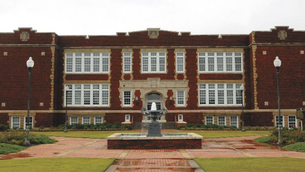 The building that once housed East Three Notch School and now is the home to the Andalusia City Hall will mark 100 years.