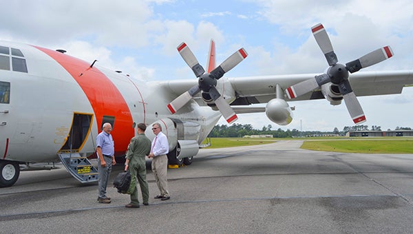Ronnie Kearns of Kearns Group recently brought a C-130 to one of the twin hangars for maintenance. |  File photo