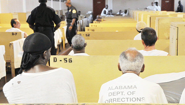 Shown are general population inmates at Holman Prison in Atmore. Andrew Garner/Atmore Advance