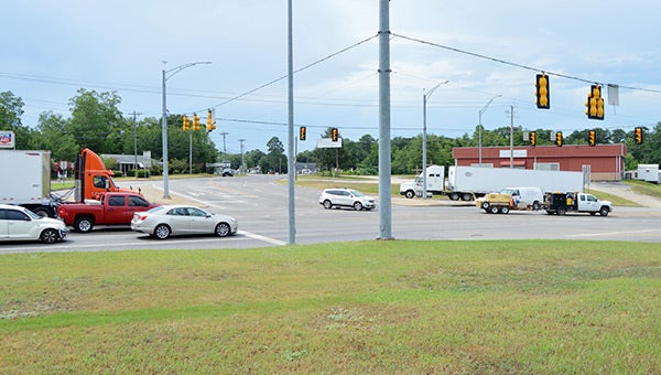 Traffic wasn’t too bad at JCPenney and Rite Aid on Wednesday afternoon.  Josh Dutton/Star-News