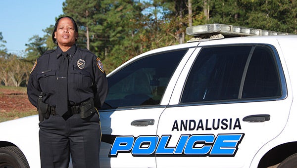 Lt. Alice Donaldson is this week’s officer of the week for the Andalusia Police Department. Donaldson has spent 23 years on the force.  Courtesy photo