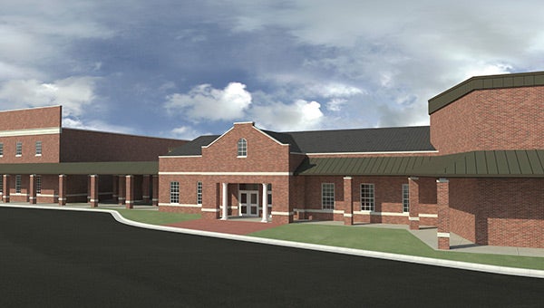 Proposed renovations at Andalusia High School include an addition to the gym and auditorium entrance, as well as upgrades to the auditorium. 