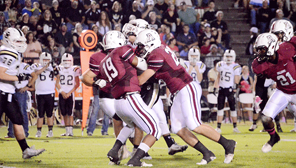 Andalusia’s defense causes nightmares in the opposing backfield. Josh Dutton/Star-News
