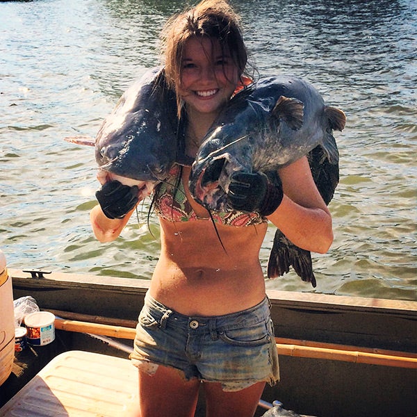 The YouTube sensation and LBWCC alum catfish noodler Hannah Barron made a t...