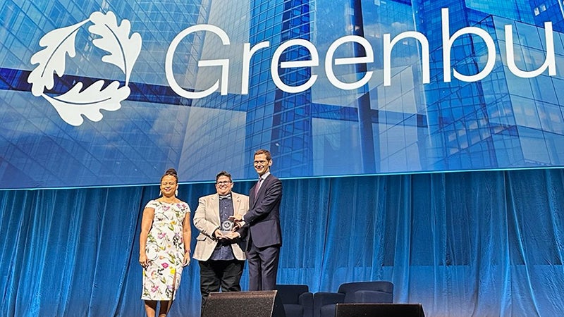 Shaw receives leadership award from U.S. Green Building Council