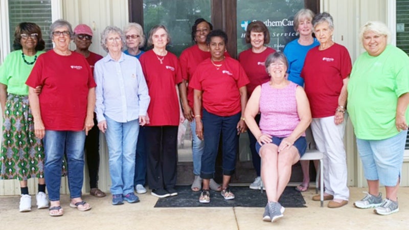 Southern Care Hospice recognizes volunteers at cookout